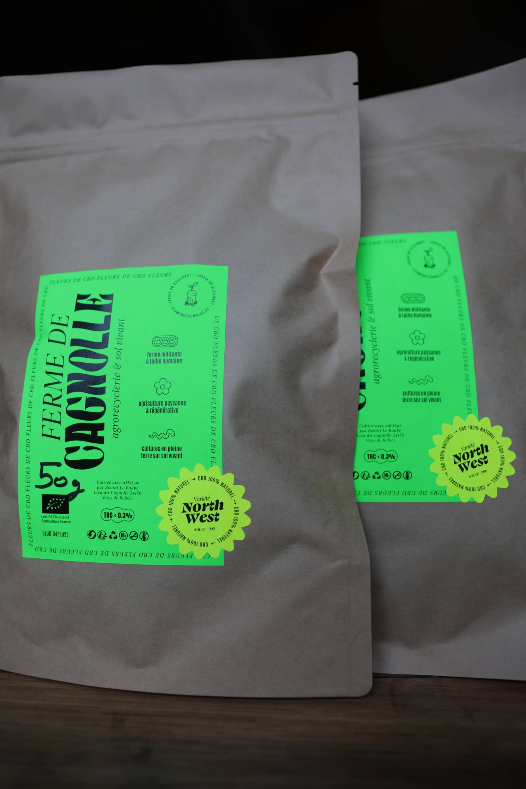 B.Fleurs de CBD North-West BIO 100g