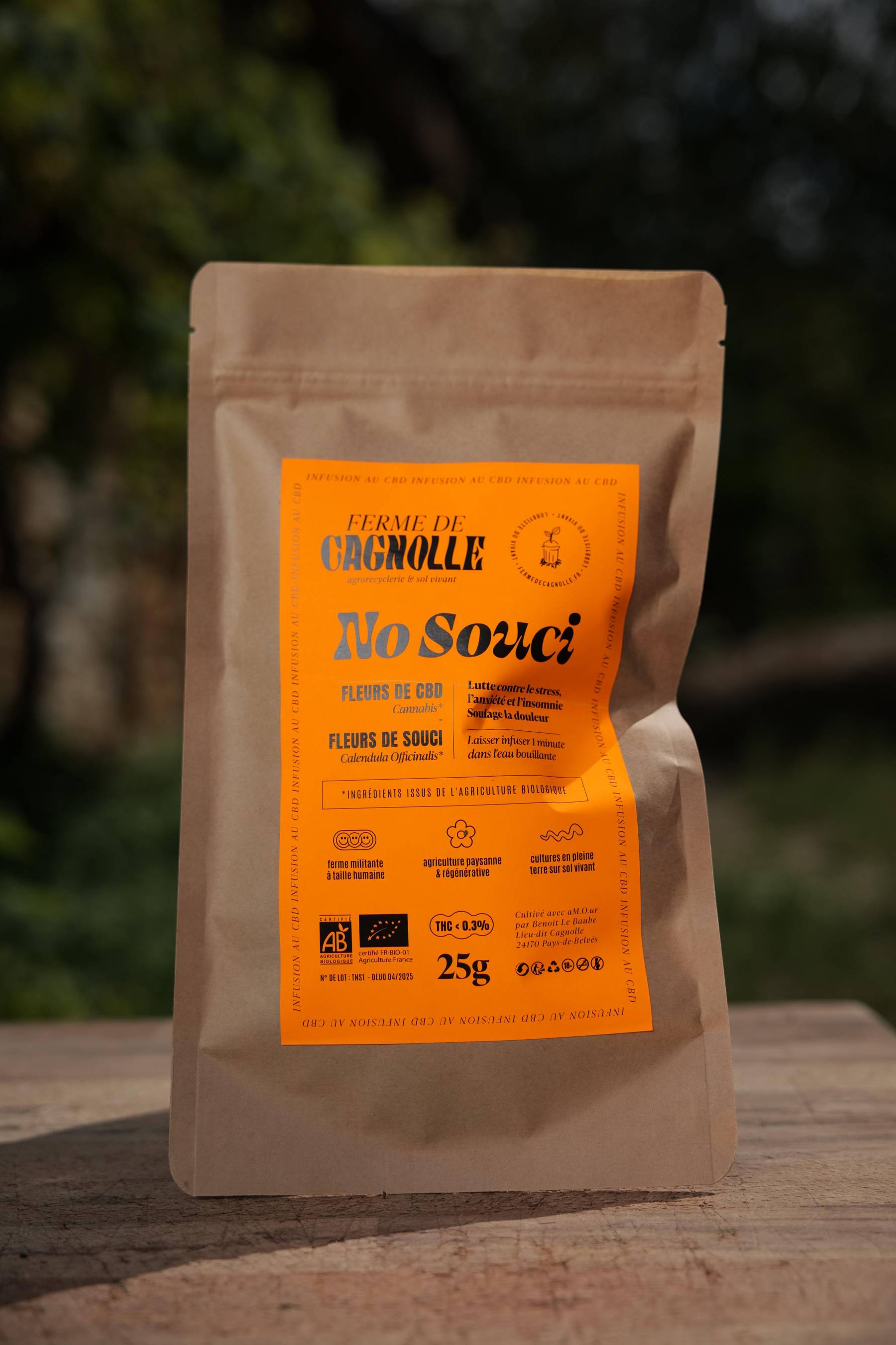 Tisane CBD - No Souci BIO - 25 grammes