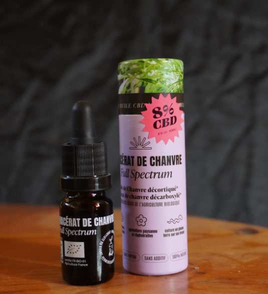 A. Huile CBD 8% BIO