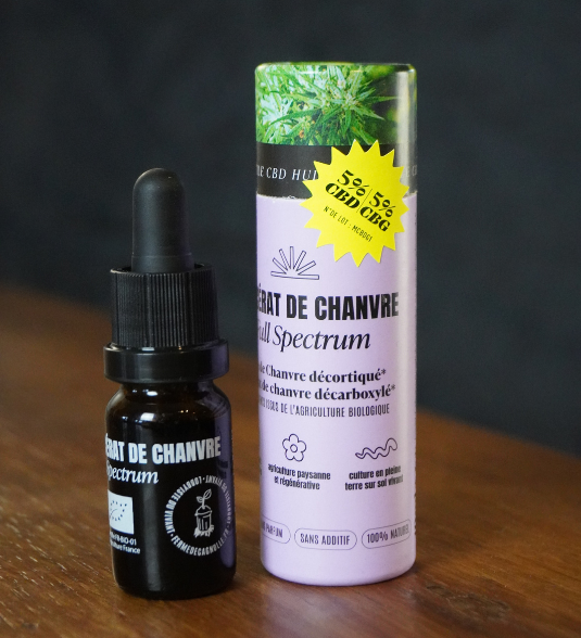 A. Huile 5% CBD & 5% CBG BIO