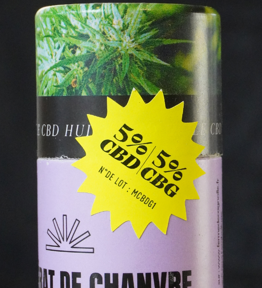 A. Huile 5% CBD & 5% CBG BIO