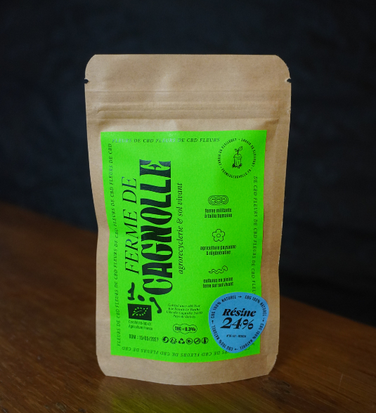 D. 10g Résine de CBG 24% Bio