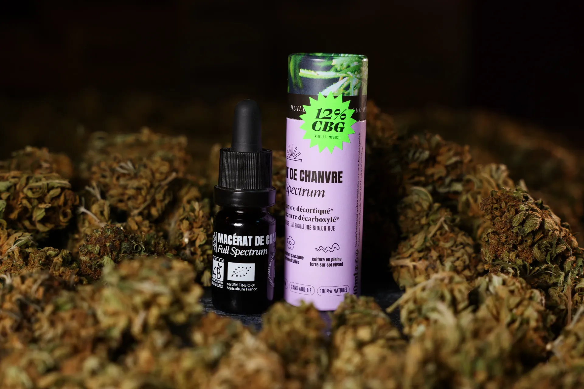 Huile CBG 12% BIO