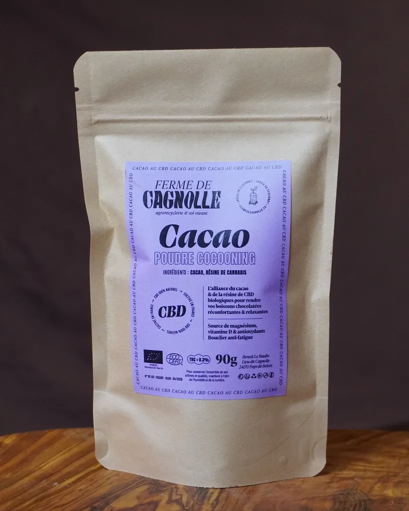 Cacao-CBD BIO Poudre Cocooning