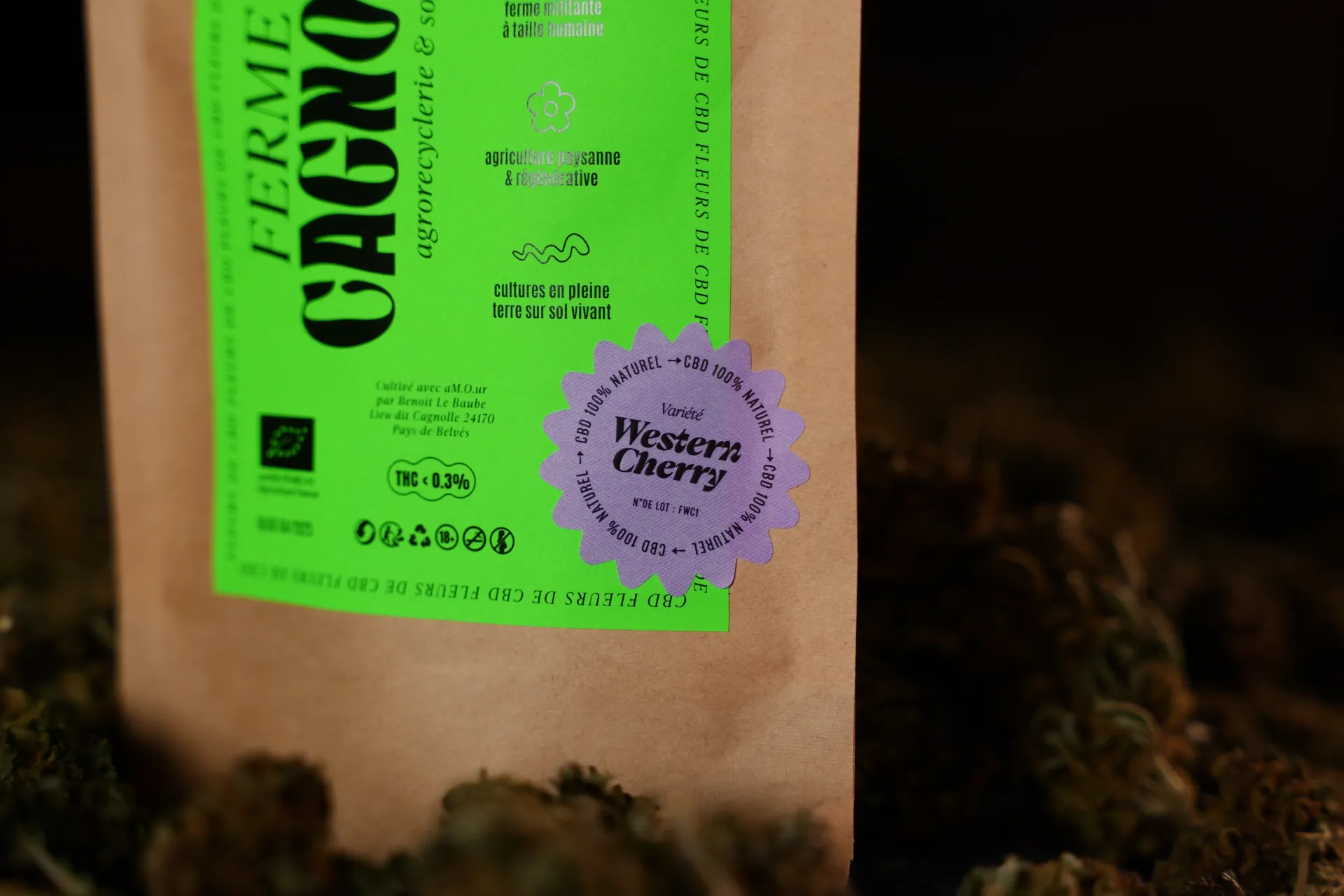Fleurs de CBD BIO Western Cherry