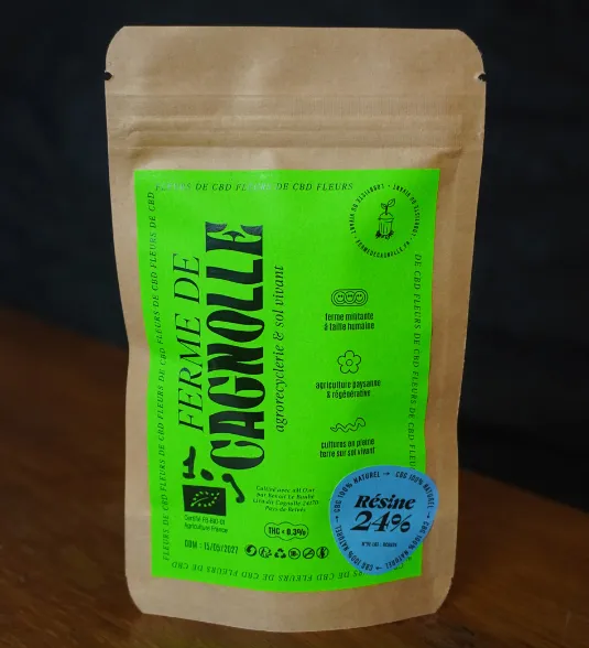 Résine de CBG 24% Bio (10g)