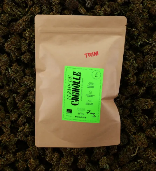 Trim de fleurs de CBD BIO (35g)